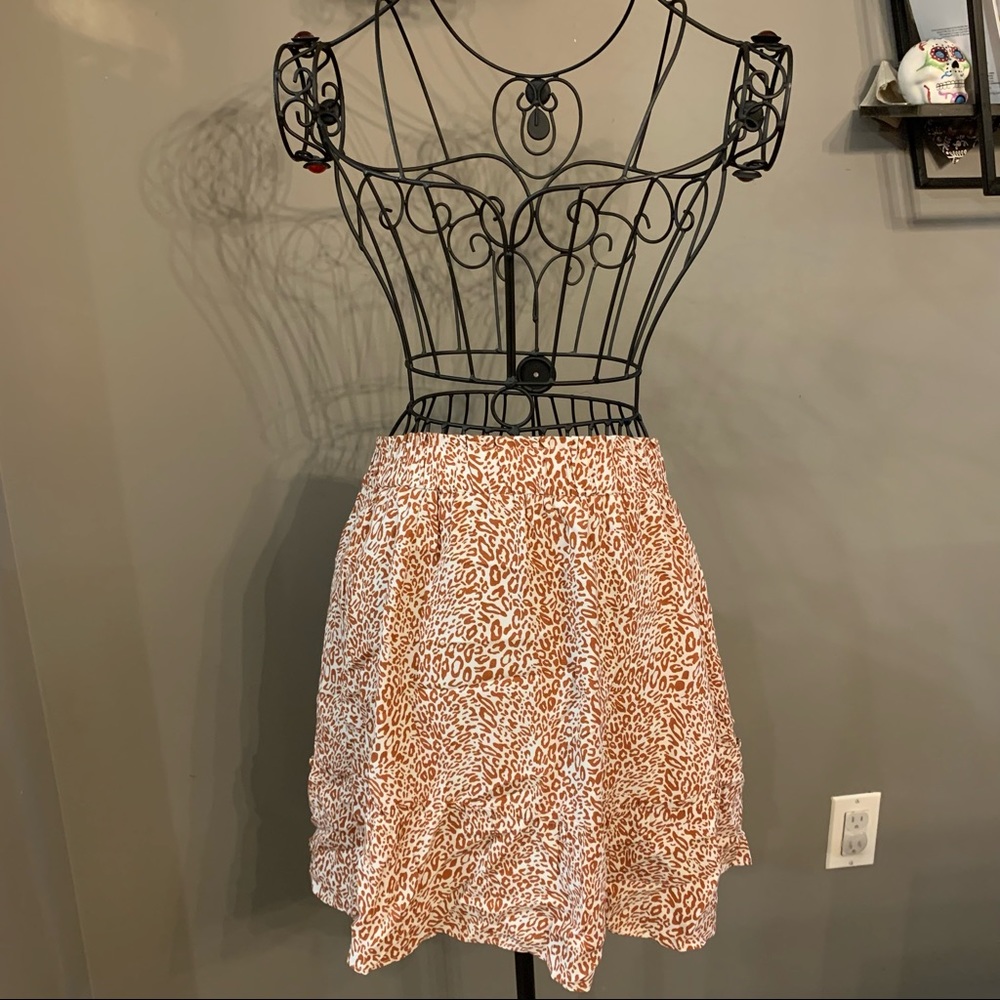 LOFT Animal Print Skirt